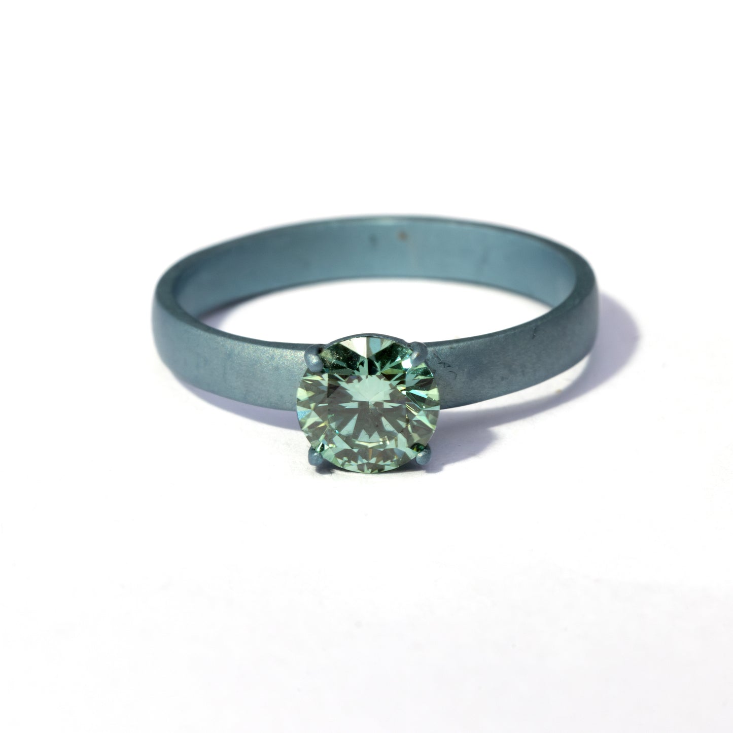 Valentine solitaire ring