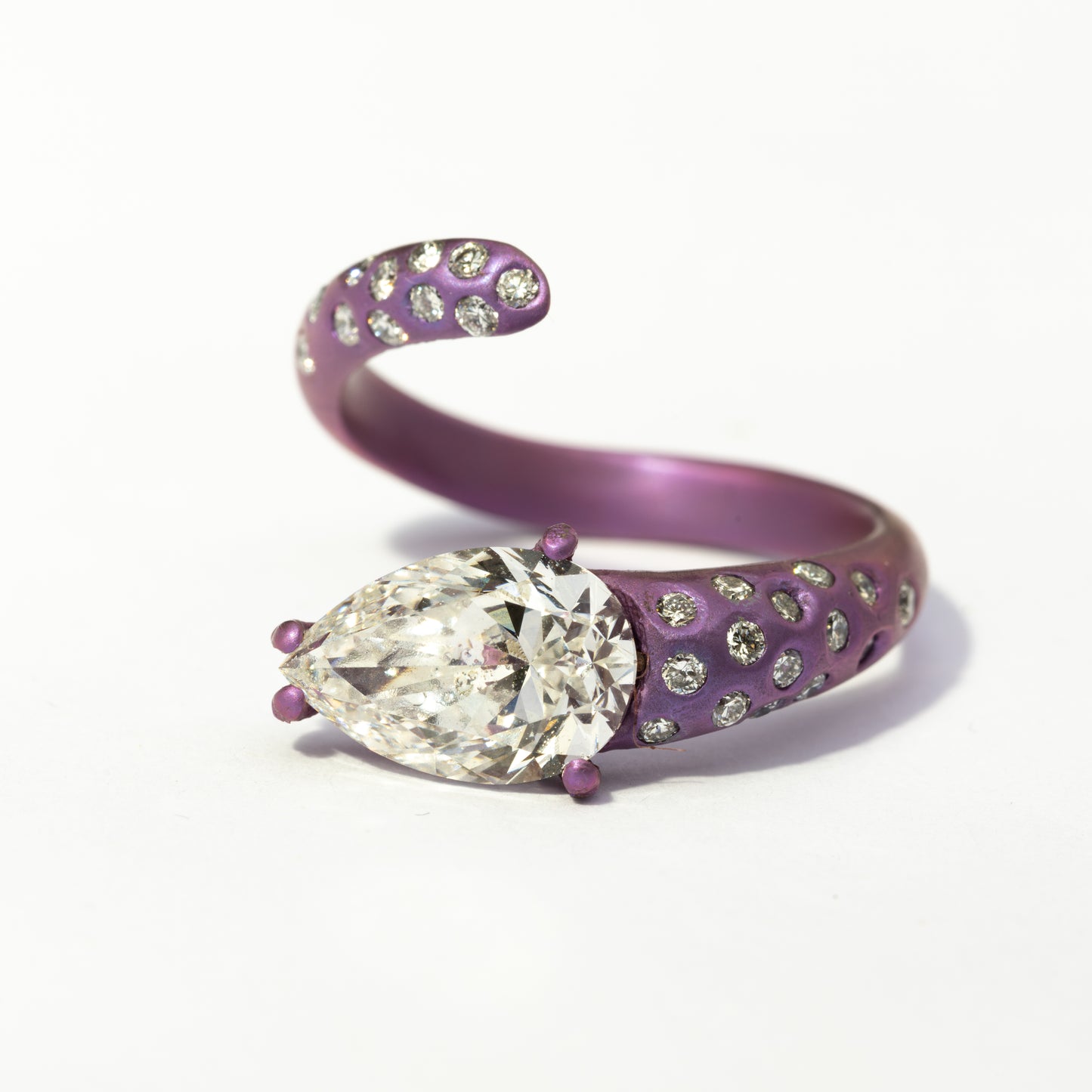 Valentine solitaire ring
