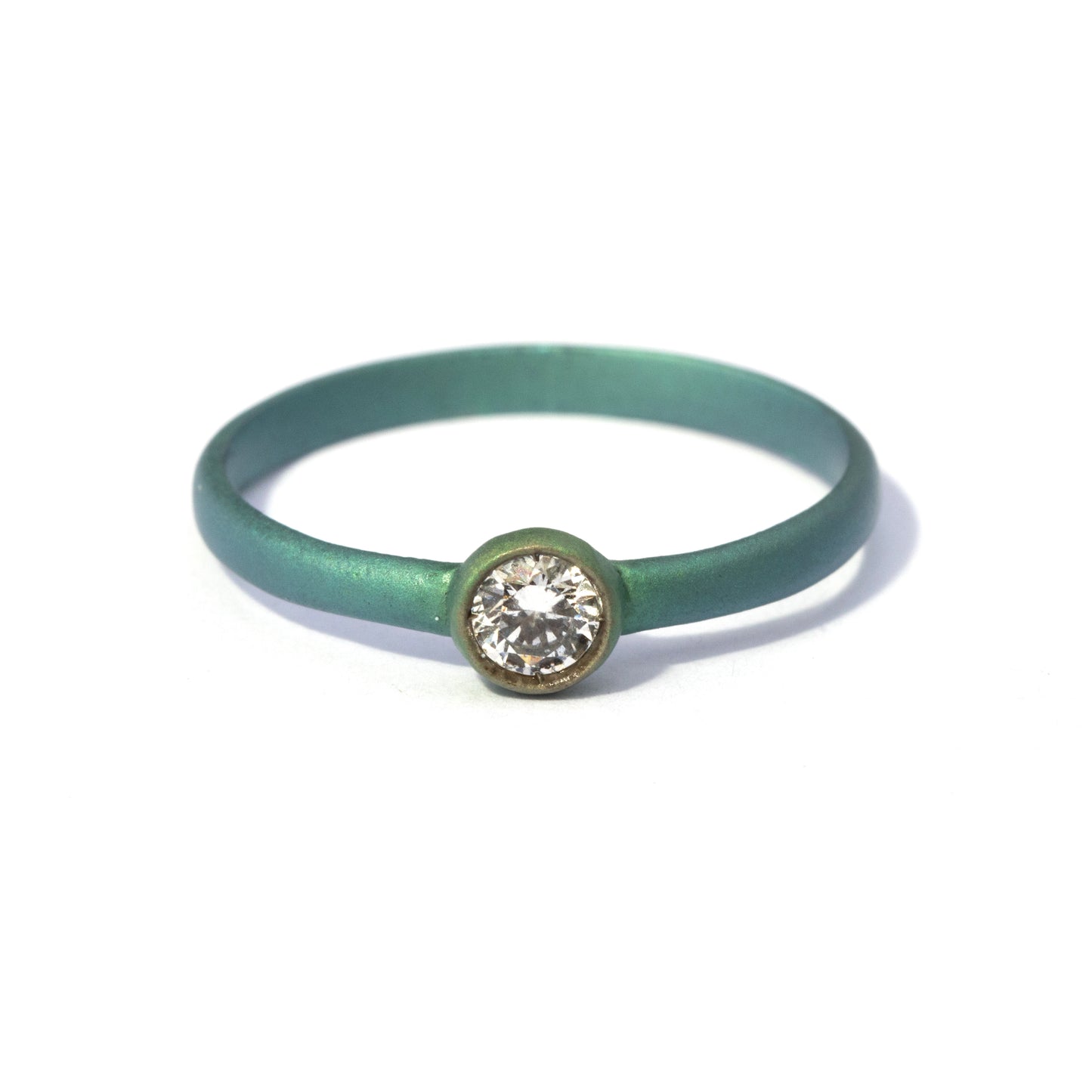 Valentine solitaire ring