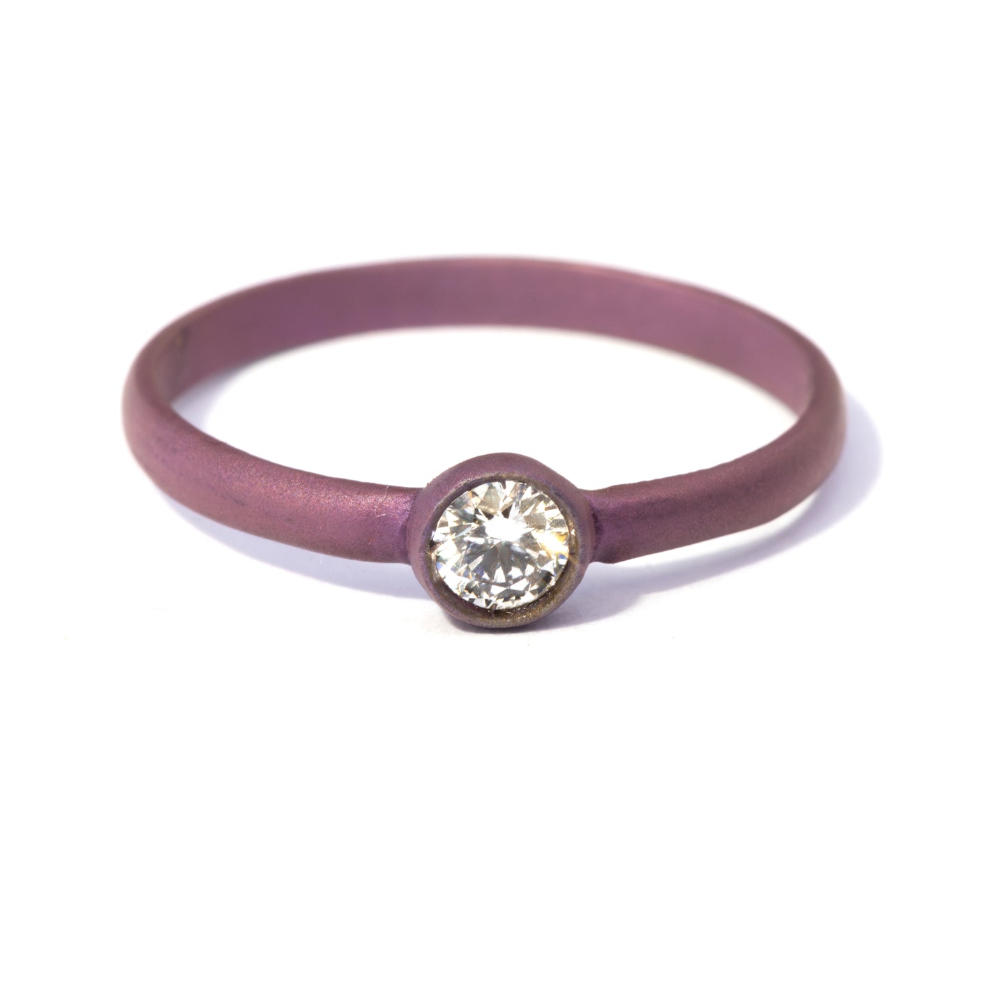 Valentine solitaire ring