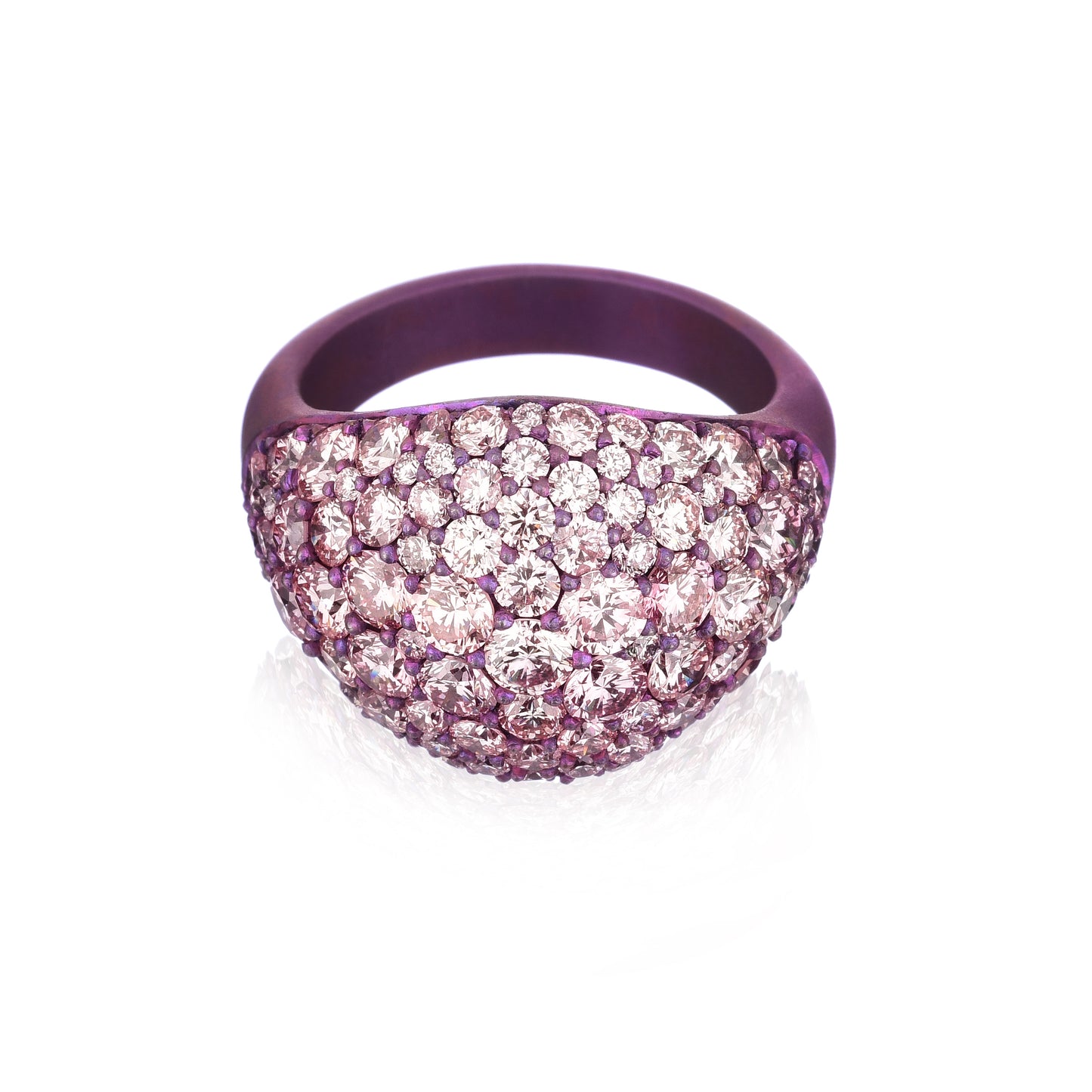 Valentine solitaire ring