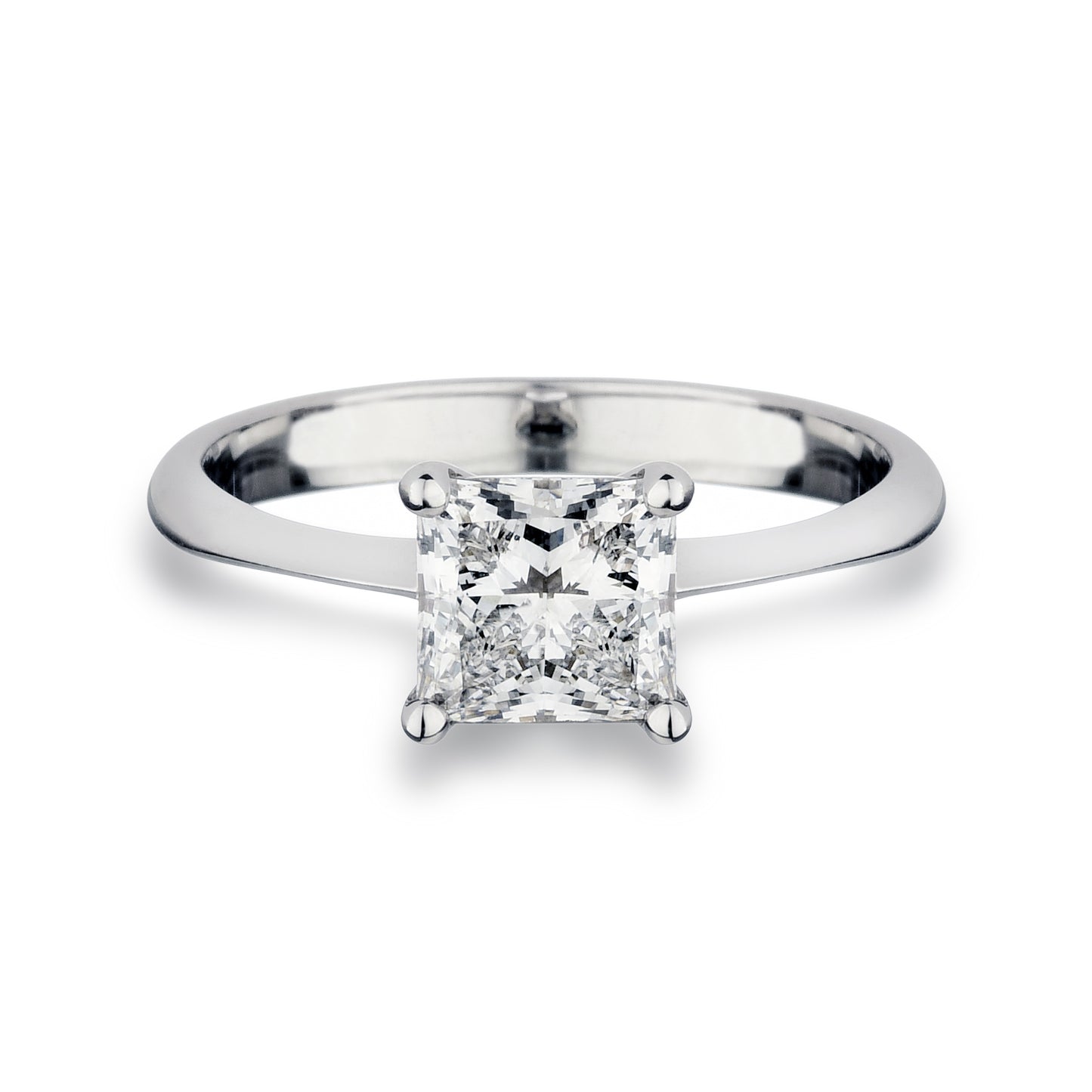 18kt princess ring